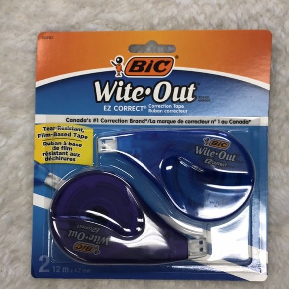 BIC Pen + Pencil + Wite-Out Correction Fluid + Wite-Out Correction Tape SET - Picture 6 of 11
